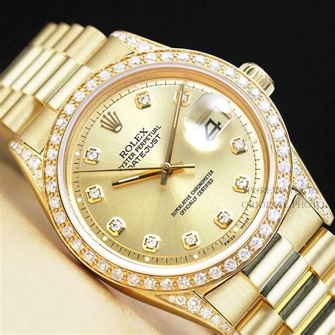 rolex watch gold mens|Rolex 18k gold watch price.